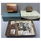 Costume Jewelry; Jewelry Boxes