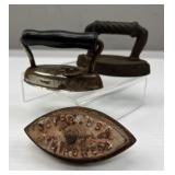 Miniature/Salesman Sample Sad Irons