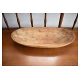 16 to 18" wood dough bowl
