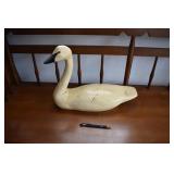 Estrick wood carved swan