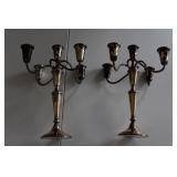 Pair of Alvin Sterling silver candle holders S279