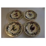4 Lennox winter greetings plates