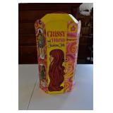 Vintage Crissy & friend tote with dolls & clothes