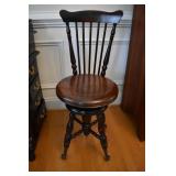 Antique Chas Parker Co Piano Stool