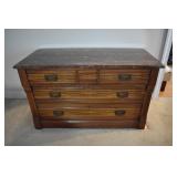 Antique 4 drawer dresser 4