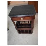 End table with marble top 20"x16"x30"