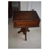 Antique wood stand