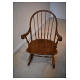 Wood rocking chair
