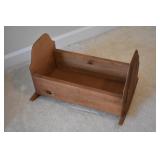 Doll rocking cradle