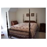 Pennsylvania House solid cherry poster bed queen