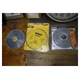 (3) 14" concrete saw blades 1 new 2 used