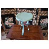 Antique milk stool