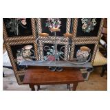 Vintage metal candle stand