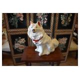 Chalkware dog 19" tall