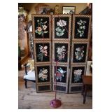 Antique bird cage stand