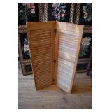 Wood shutters 23"x36"
