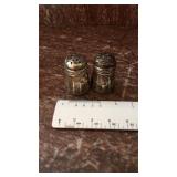 Sterling silver salt and pepper
