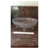 Decorative glass dish