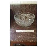 Decorative Cut glass bowl