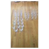 33 pc glass set