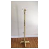 Painted wood coat hanger