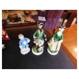 Lot of 3 Porcelain figurines