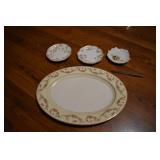 Platter & 3 plates
