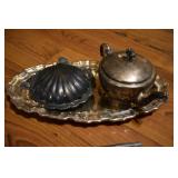 3 pc silver plate set