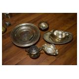 7 pc silver plate set