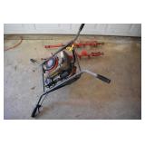 Tecumseh Centura auger with 2 attachments untested