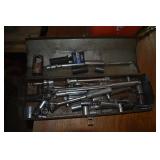 Tool box with socket set
