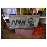 Elaborate man cave sign