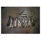 Lot of vise grips