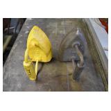 Antique irons/door stops