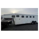 1998 Double D 2 Axle Gooseneck 4 Horse Slant Trail