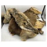 1 DEER AND 1 FOX SKIN