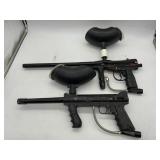 2 PAINTBALL GUNS