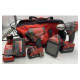 BAG OF MILWAUKEE TOOLS