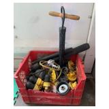 BIN OF PLUMBING GEAR