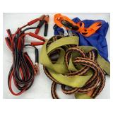 JUMPER CABLES AND TOW STRAPS