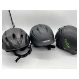 3 SNOW SPORTS HELMETS