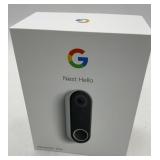 GOOGLE NEST HELLO VIDEO DOORBELL WIRED-NEW