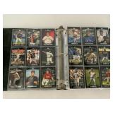 BINDER OF BASEBALL TRADING CARDS