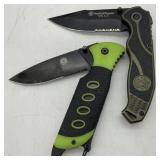 2 FOLDING KNIVES
