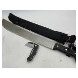 MACHETE & HUSKY UTILITY KNIFE