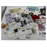 JEWELRY, APPETIZER PLATES AND STICKERS