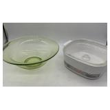 CASSEROLE DISH AND SALAD BOWL