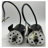 2 ELECTRIC MOTORS