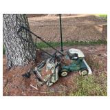 Push mower with bag