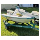 Yamah 760 wave raider w/ trailer